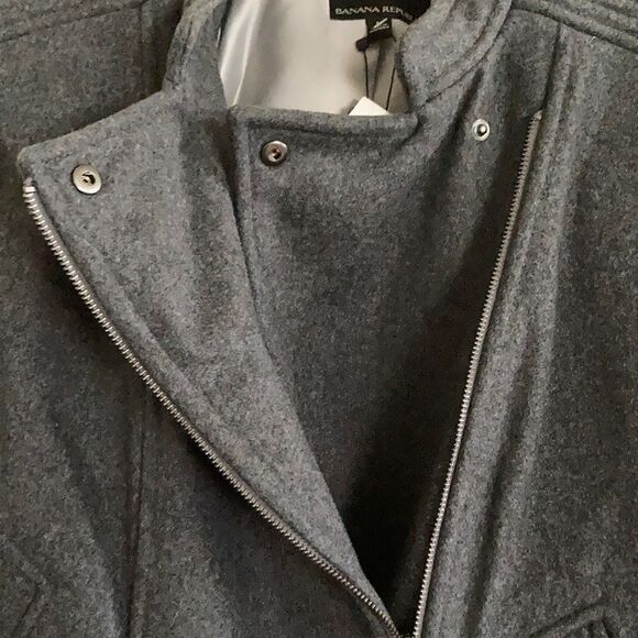 Banana Republic Moto Italian woven wool jacket - Picture 8 of 15